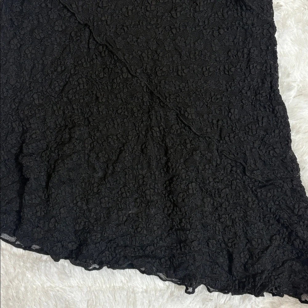 NWT Art Class Black Lace Asymmetrical Youth Size 8 Skirt